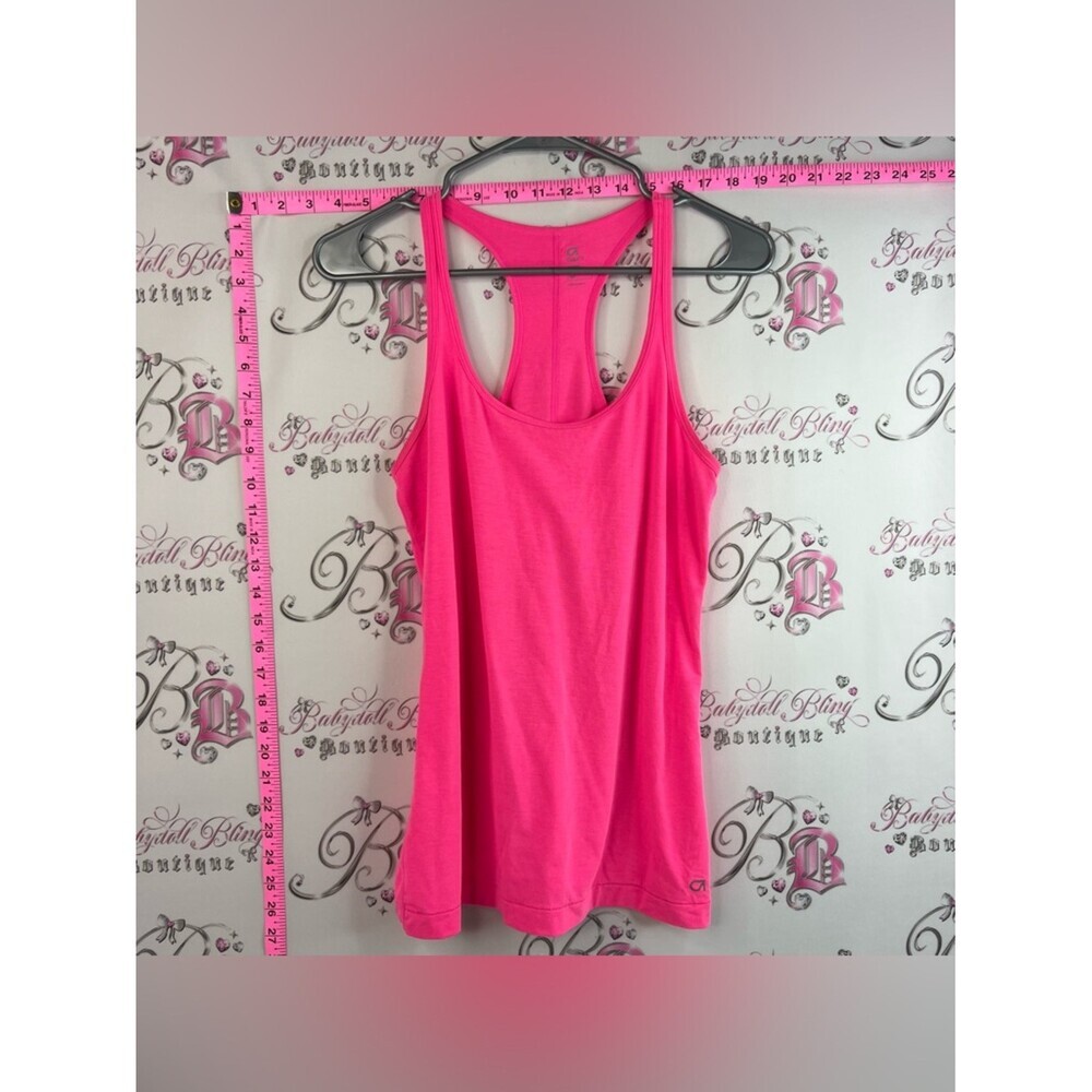 GAP fit tank top neon bright Hot Pink Racerback Tank Top